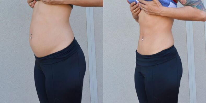 Antes y después del entrenamiento