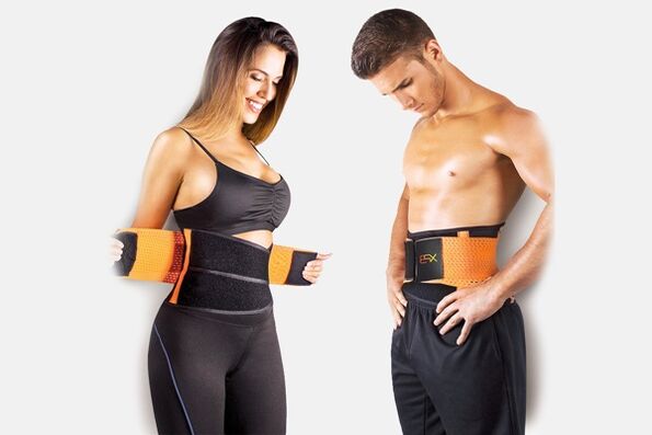 Faja con efecto sauna para adelgazar