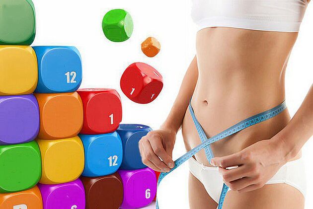 Vitaminas en una dieta para adelgazar.
